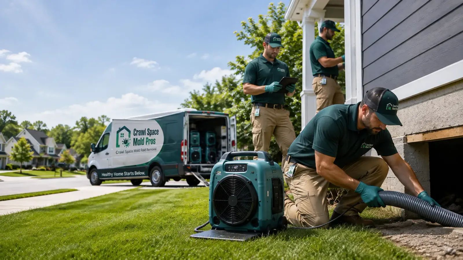 Crawl Space Mold Removal in Cherry Creek, SD